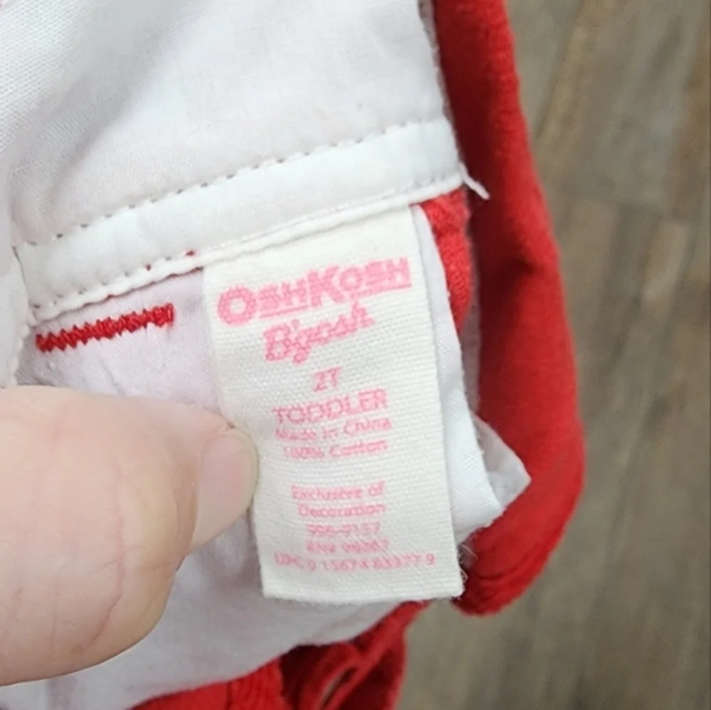 OshKosh Red‎ Corduroy Dress